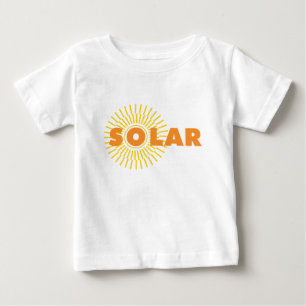 Camiseta De Bebé Solar Power Sun
