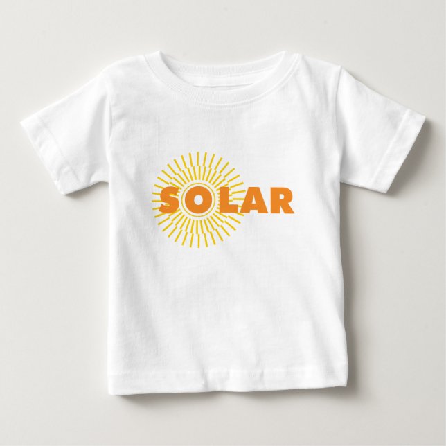 Camiseta De Bebé Solar Power Sun (Anverso)