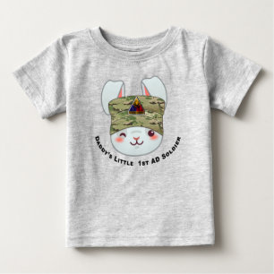 Camiseta De Bebé “Soldado de la 1.ª División Blindada de Papá”