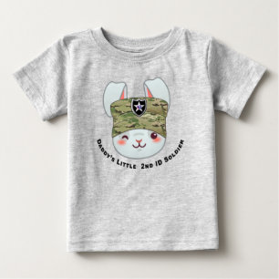 Camiseta De Bebé “Soldado de la 2ª División de Infantería de Papá”