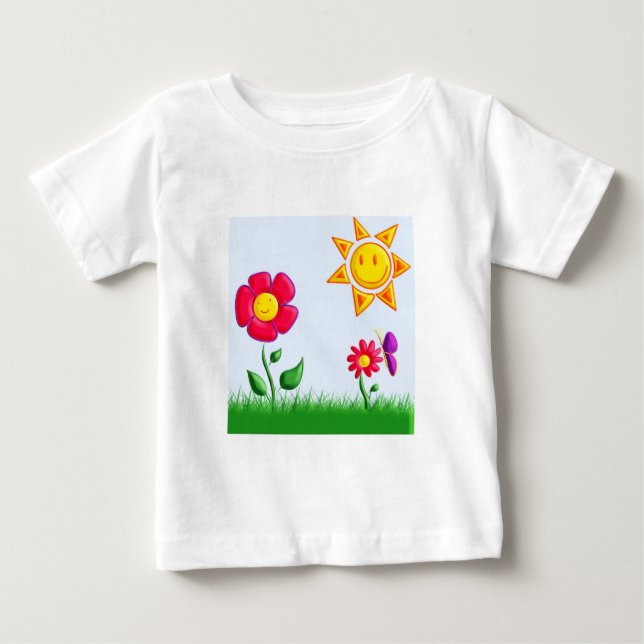 Camiseta De Bebé Soleado   (Anverso)