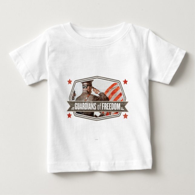 Camiseta De Bebé Solider-Guarda de la libertad (Anverso)