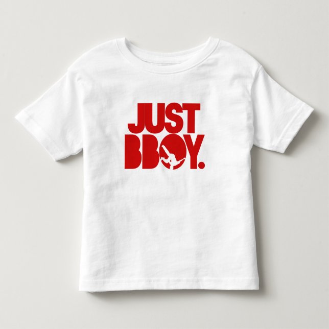 Camiseta De Bebé sólo bboy - rojo (Anverso)