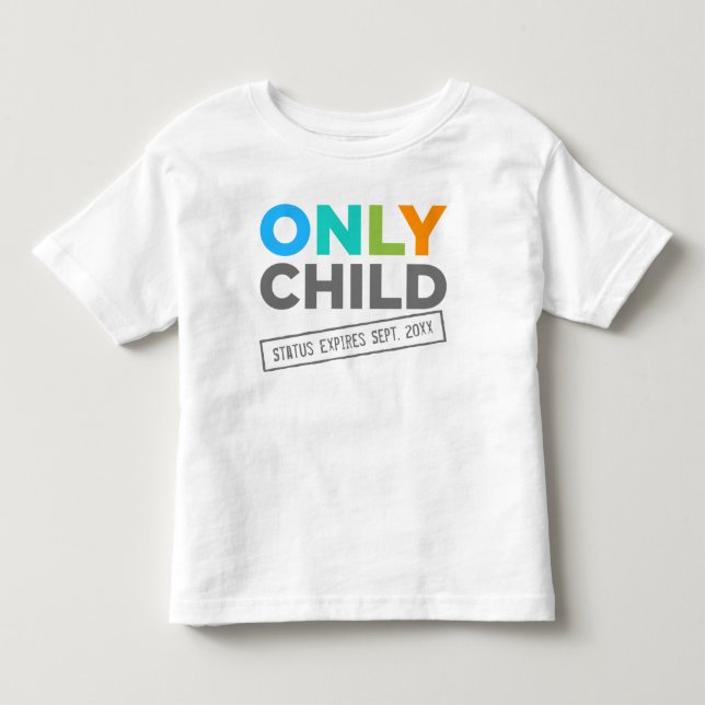 Camiseta De Bebé Sólo caduca el estado secundario [Su fecha] (Anverso)