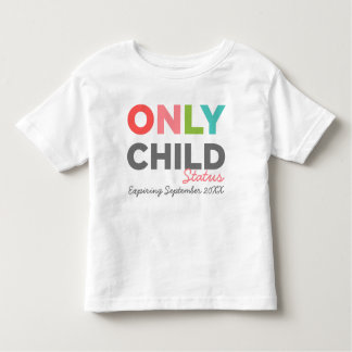 Camiseta De Bebé SOLO Caducidad del estado del niño [Su fecha aquí]