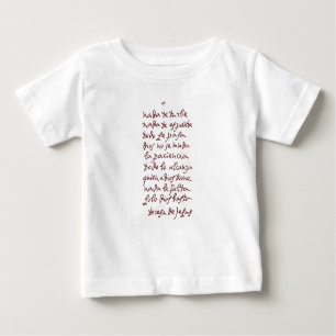 Camiseta De Bebé Solo Dios (Que nada te moleste)