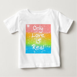 Camiseta De Bebé Sólo el amor es real
