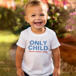 Camiseta De Bebé Sólo el niño que caduca gracioso Gran Hermano Azul