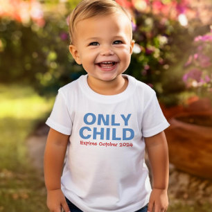 Camiseta De Bebé Sólo el niño que caduca gracioso Gran Hermano Azul