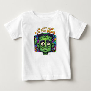 CAMISETA DE BEBÉ SOLO ESTOY AQUÍ POR LOS ABUCHEOS