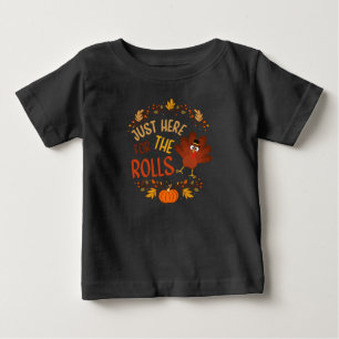 Camiseta De Bebé Solo Estoy Aquí Por Los Panecillos