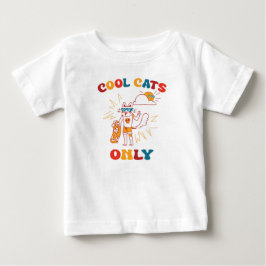 Camiseta De Bebé Solo gatos de Guay