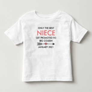 Camiseta De Bebé Sólo Las Mejores Niñas Se Promocionan A Gran Primo