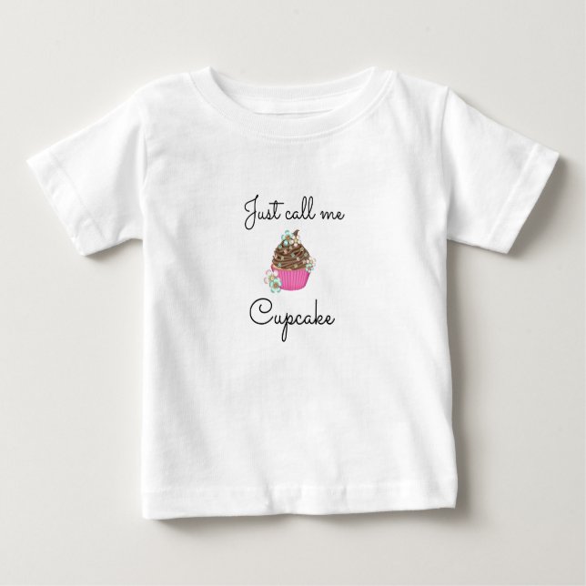 Camiseta De Bebé Sólo Llámame Pastel (Anverso)
