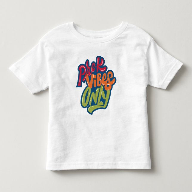 Camiseta De Bebé Solo niños con vibraciones preK (Anverso)