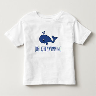 Camiseta De Bebé Sólo Sigue Nadando Ballena