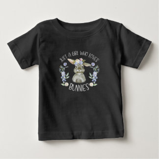 Camiseta De Bebé Sólo Un Chica que ama a los conejitos