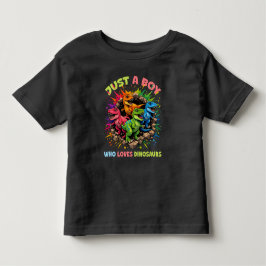 Camiseta De Bebé Solo un chico que ama los dinosaurios