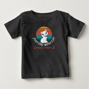 Camiseta De Bebé Solo un gato más 
