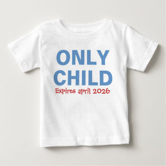 Camiseta De Bebé Sólo un niño que caduca gracioso Gran Hermano Azul