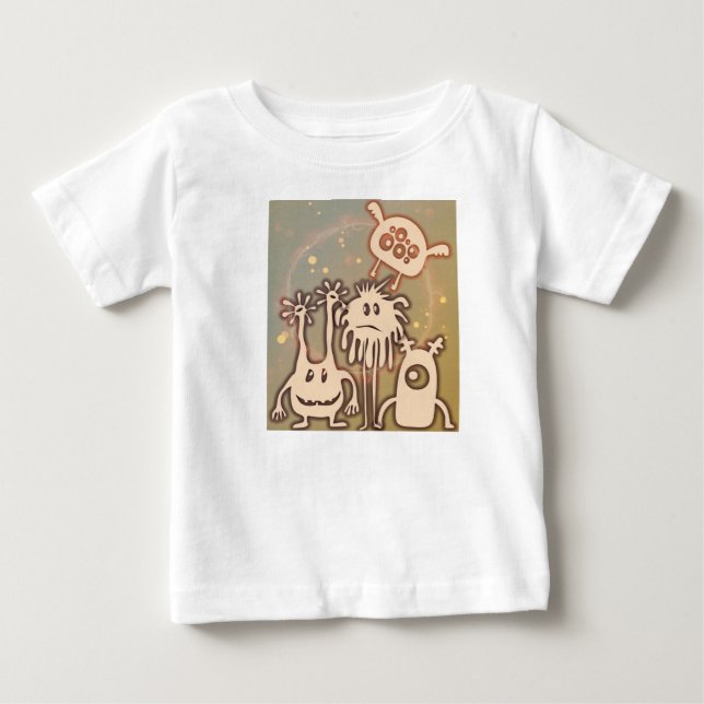 Camiseta De Bebé Solo un poco de diversión monstruosa (Anverso)