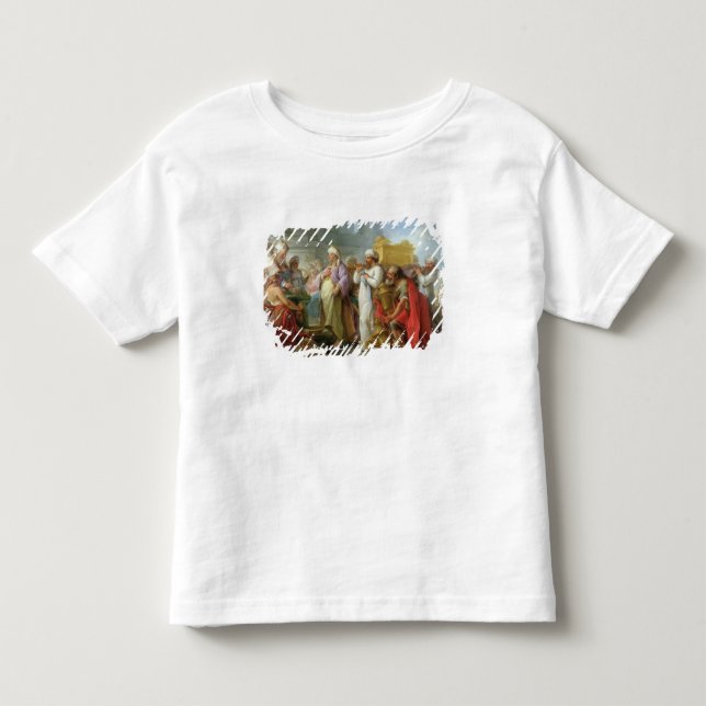 Camiseta De Bebé Solomon antes de la Arca de la Alianza, 1747 (Anverso)