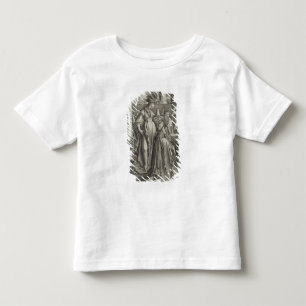 Camiseta De Bebé Solomon ruega delante de una imagen grabada,