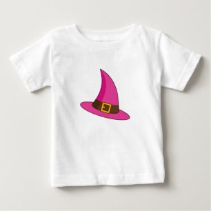Camiseta De Bebé Sombrero de Bruja Rosa