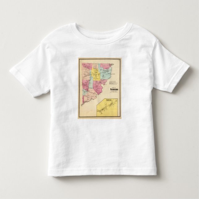 Camiseta De Bebé Somers, ciudad (Anverso)