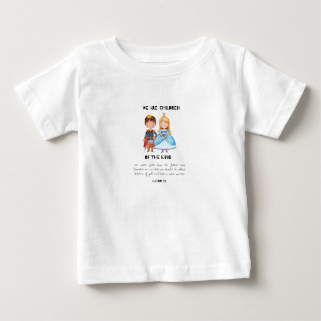 Camiseta De Bebé Somos Hijos Del Rey (Anverso)