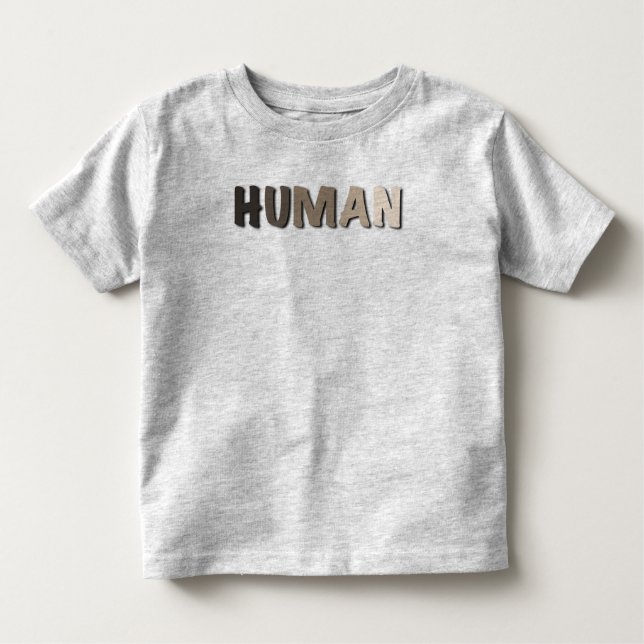 Camiseta De Bebé Somos humanos | una comunidad global (Anverso)