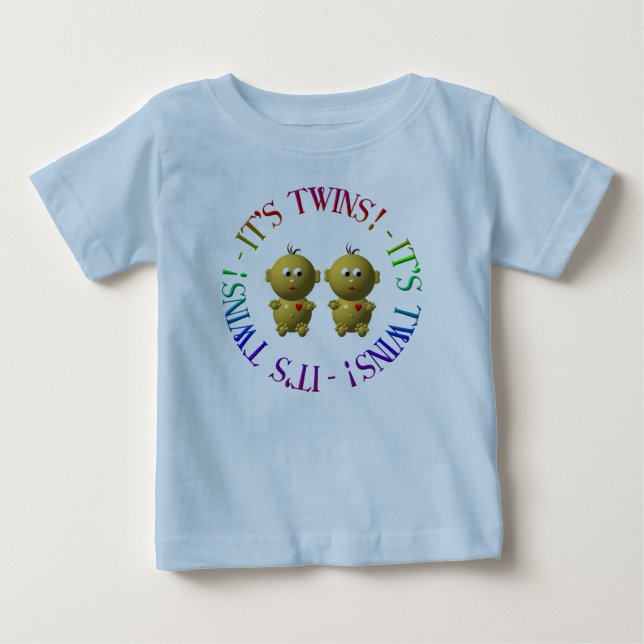 Camiseta De Bebé ¡Son gemelos! (Anverso)