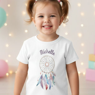 Camiseta De Bebé Soñador Boho Cazador de Sueños 