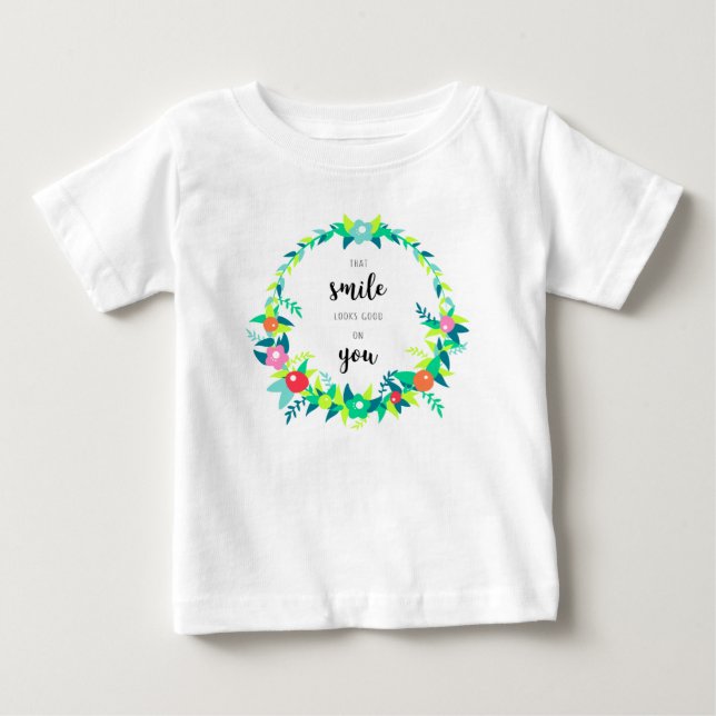 Camiseta De Bebé Sonreír (Anverso)
