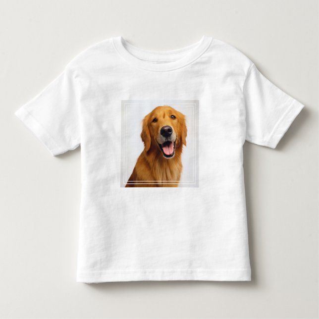 Camiseta De Bebé Sonrisa de Golden Retriever (Anverso)