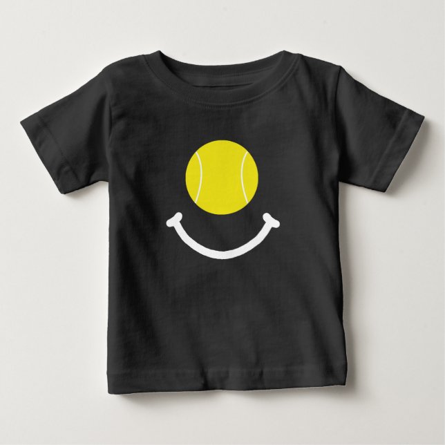 Camiseta De Bebé Sonrisa de tenis (Anverso)
