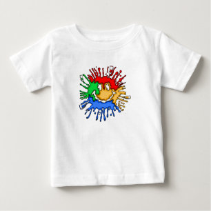 Camiseta De Bebé Sonrisa de tubo de pintura