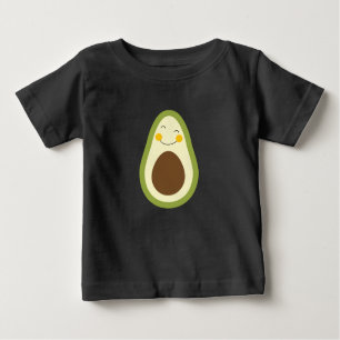 Camiseta De Bebé Sonrisa personalizado graciosa original aguacate c