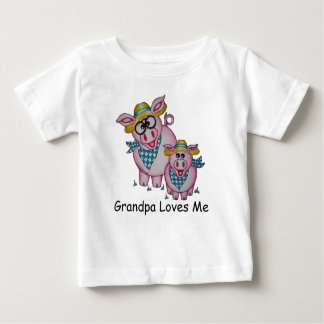 Camiseta De Bebé SOo Cute "El abuelo me ama" Romper bebé cerviculto