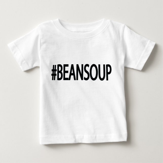 Camiseta De Bebé Sopa de habas de Hashtag (Anverso)