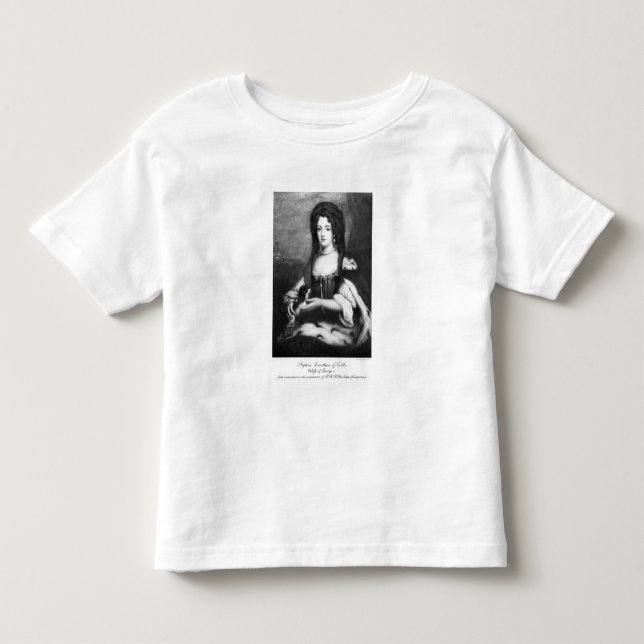 Camiseta De Bebé Sophia Dorothea de Celle (Anverso)