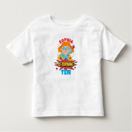 Camiseta De Bebé Sophia Personalizada Cumple Diez