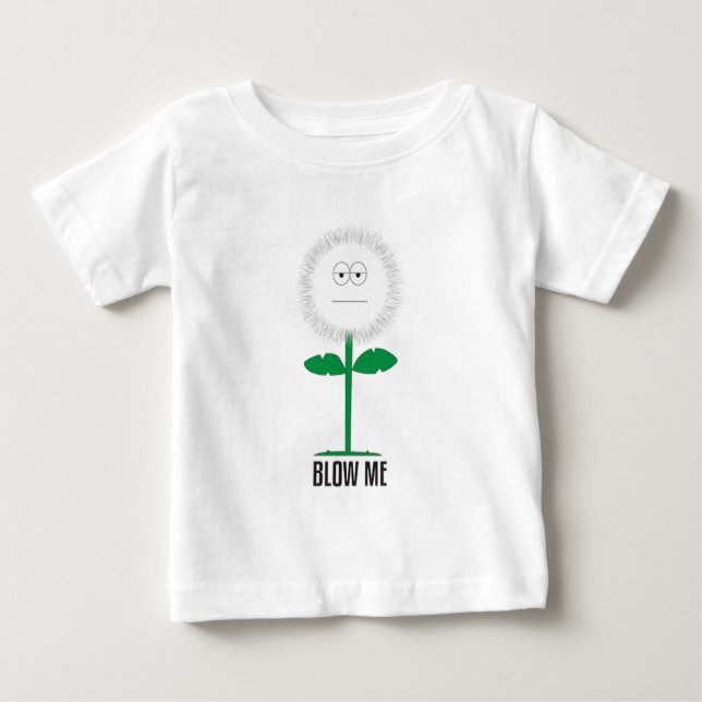 Camiseta De Bebé Sópleme diente de león (Anverso)