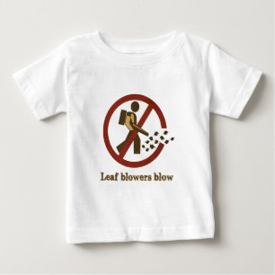 Camiseta De Bebé soplo de hojas
