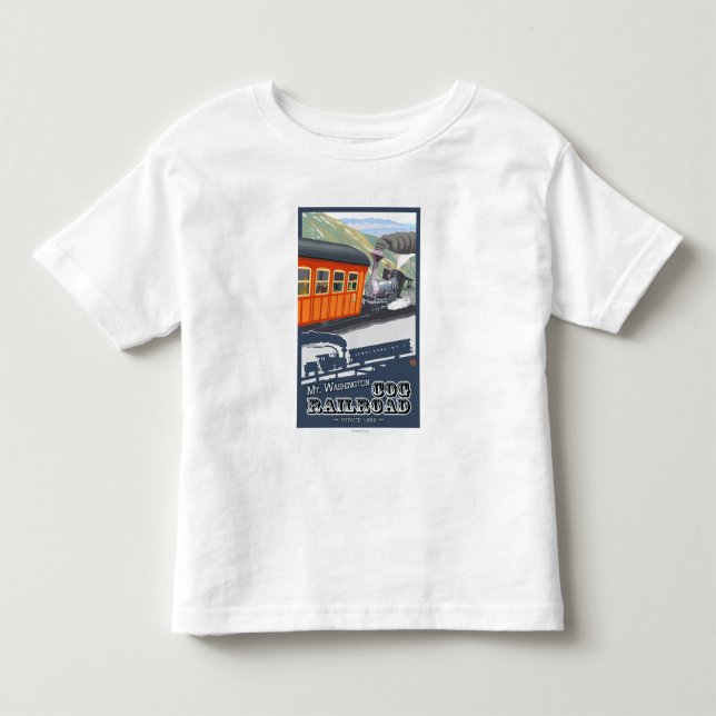Camiseta De Bebé Soporte Washington, nuevo ferrocarril de (Anverso)