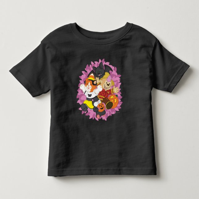 Camiseta De Bebé Sorpresa de los mascotas de Webkinz Halloween (Anverso)