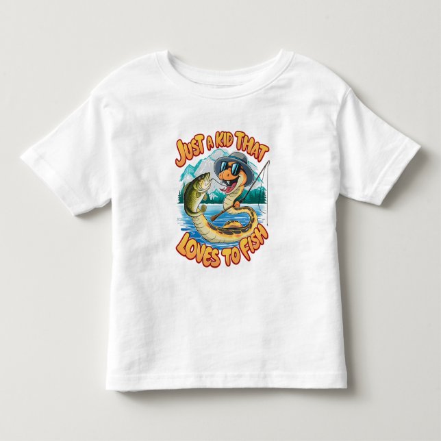 Camiseta De Bebé Sorpresas serpentinas: Serpiente con azote (Anverso)