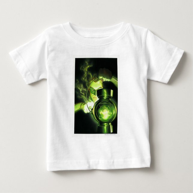 Camiseta De Bebé Sostener la Linterna Verde (Anverso)