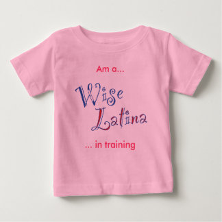 Camiseta De Bebé Sotomayor Babie Wise Latina En Entrenamiento
