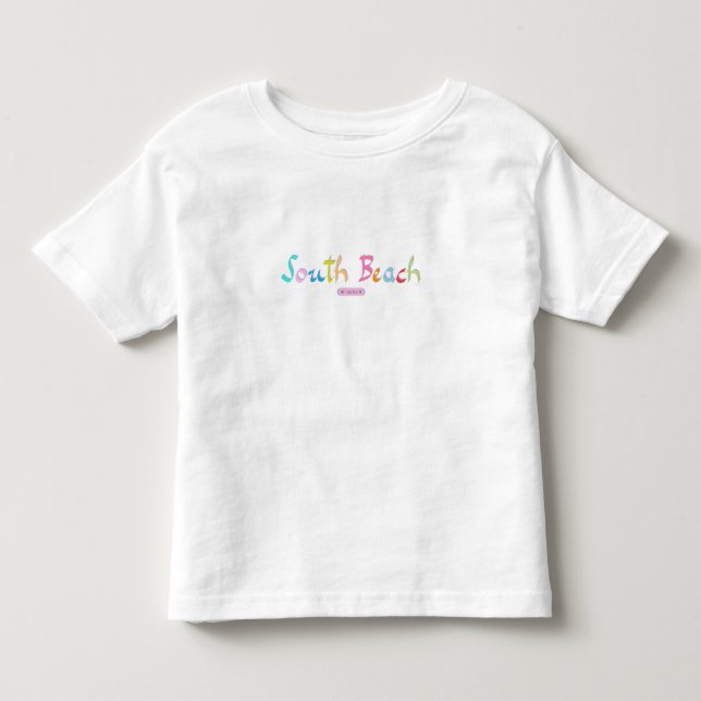 Camiseta De Bebé South Beach - Miami, Florida est. 1870 (Anverso)